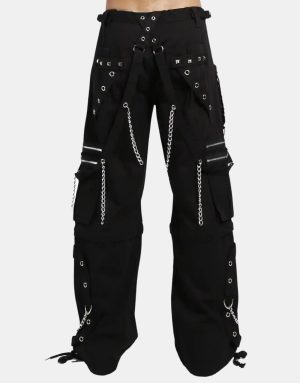 Women’s Gothic Bondage Step Pant Rock Hard Trouser Heavy Weight Pant3