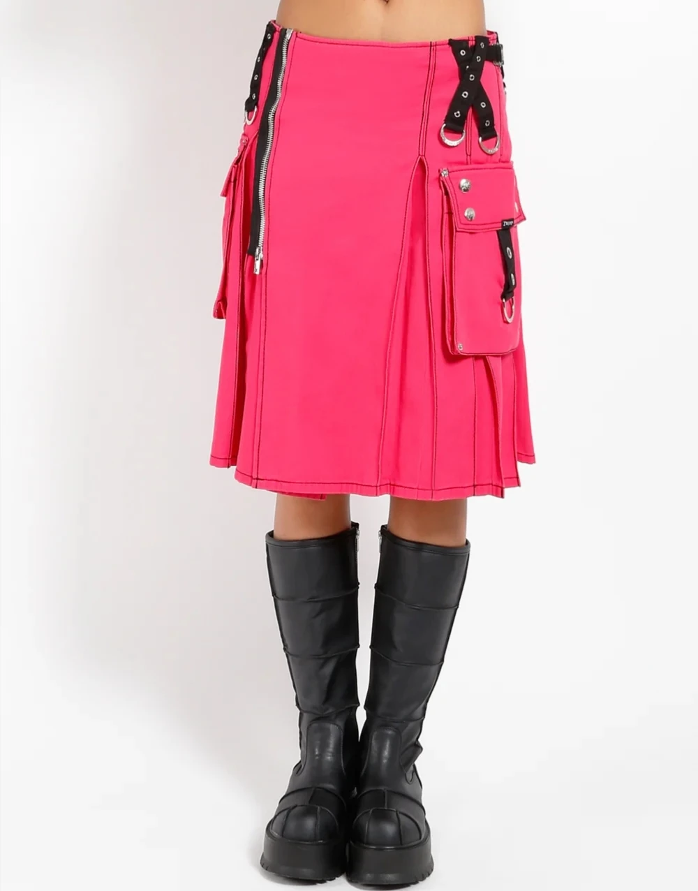 WOMEN SUPER KILT PINK1