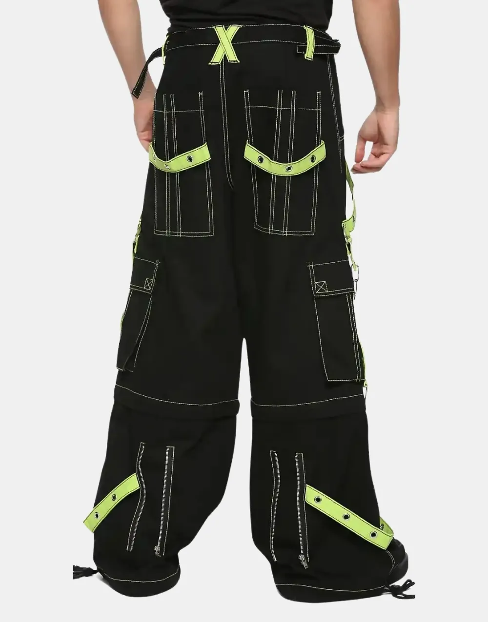 Gothic Tripp Lime Light Symbol Trouser Pant Shorts2