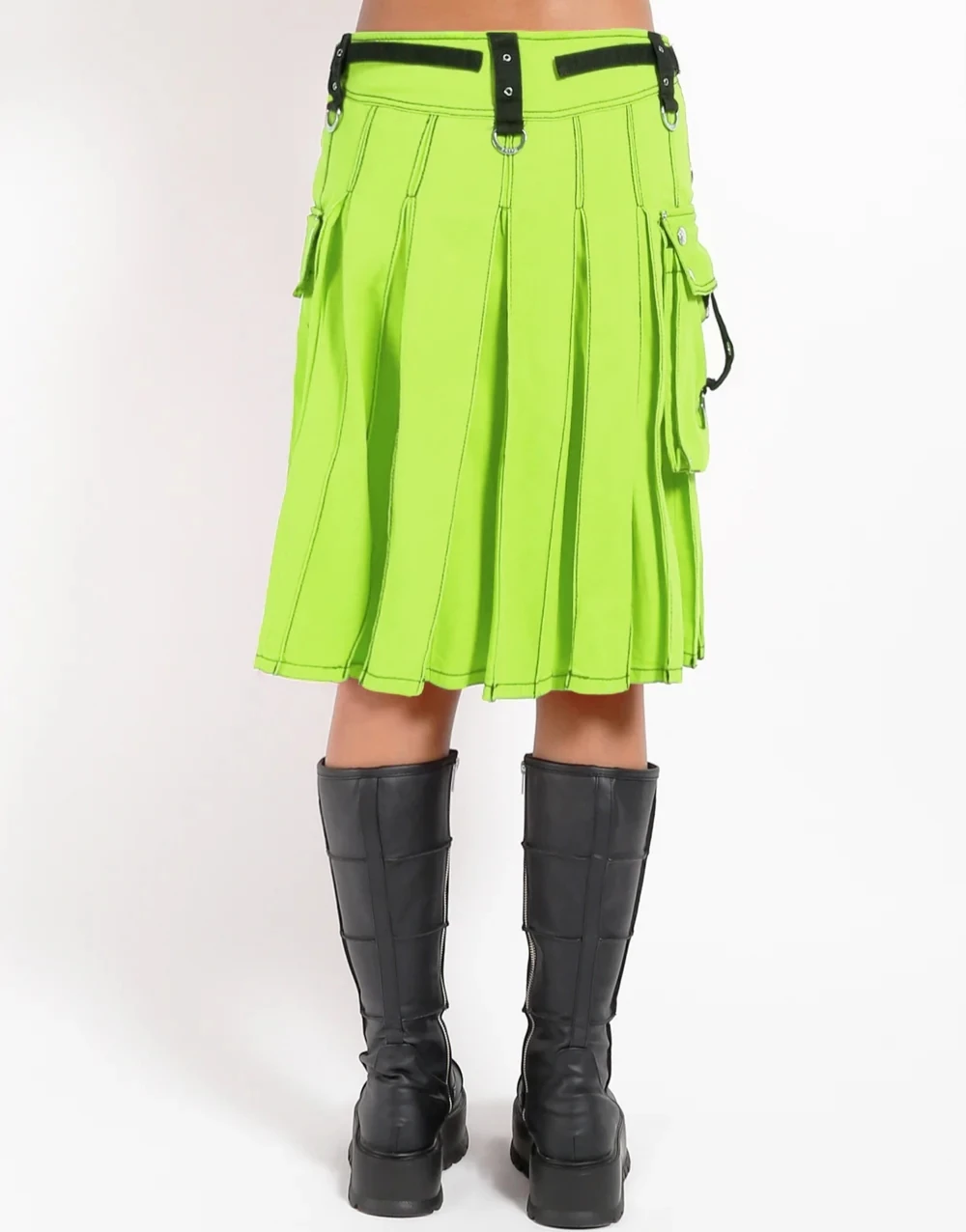 WOMEN SUPER KILT LIME2