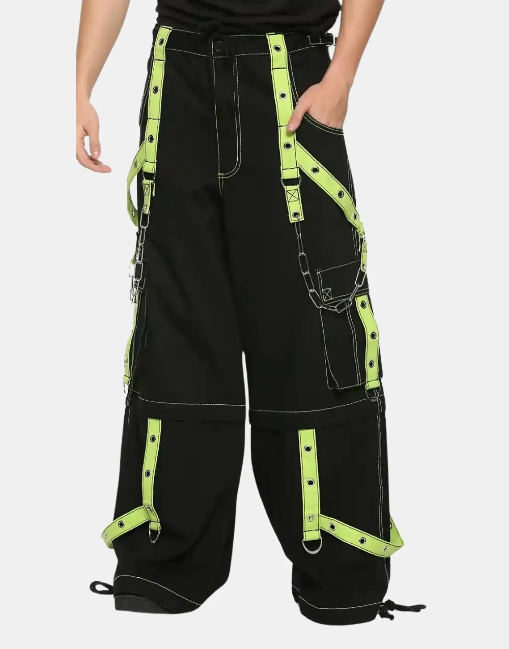 Gothic Tripp Lime Light Symbol Trouser Pant Shorts