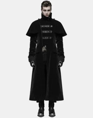 PUNK RAVE FORESTER MENS GOTHIC HIGHWAYMAN COAT2