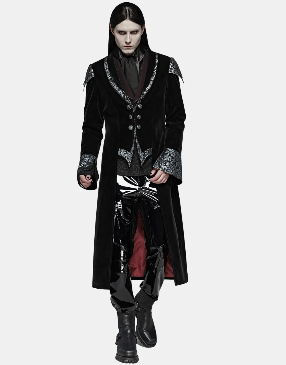 Women Gothic Handmade Tripp Split Leg Bondage Rave Pant Rock Hard Trouser