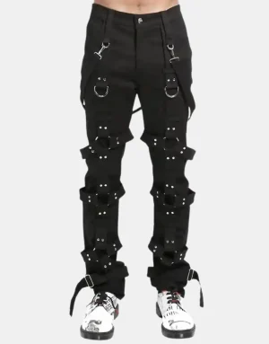 Gothic Men,s Tripp Harness Pants Black