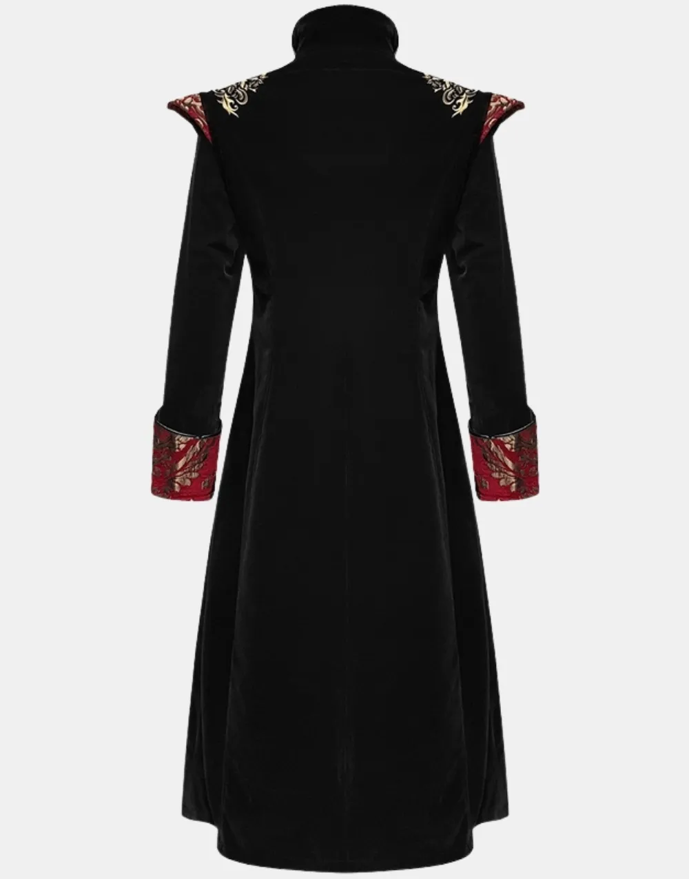 Gothic Women’s Military Officer Trousers Black Red Black Tripp Pants2