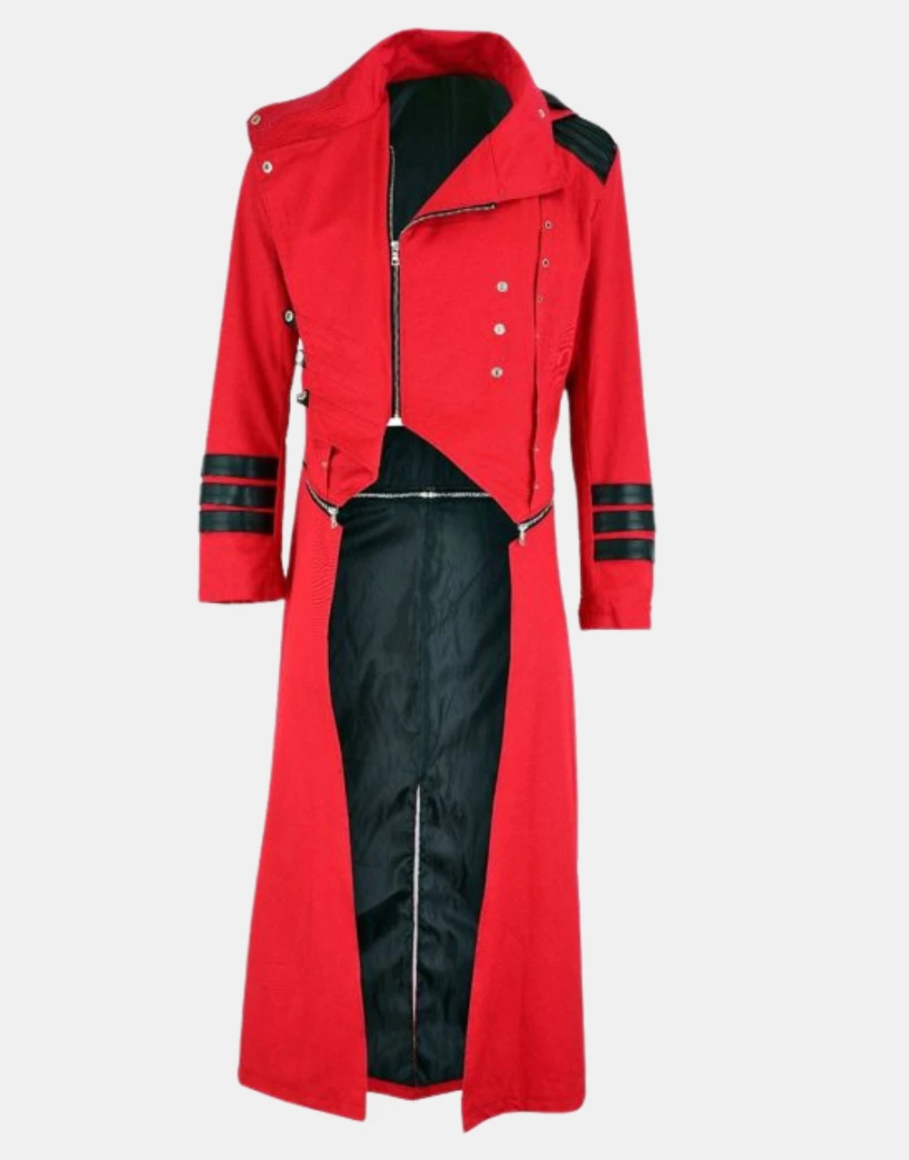 scorpion_mens_punisher_hooded_trench_coat_long_jacket_red_black_gothic_steampunk1
