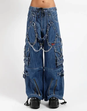 WOMEN RING-O PANT - LIGHT BLUE DENIM