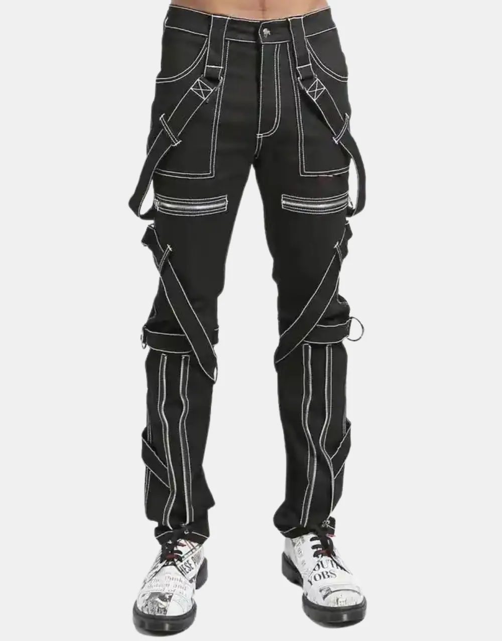 Prime Quality Gothic Metal & Chain Trouser