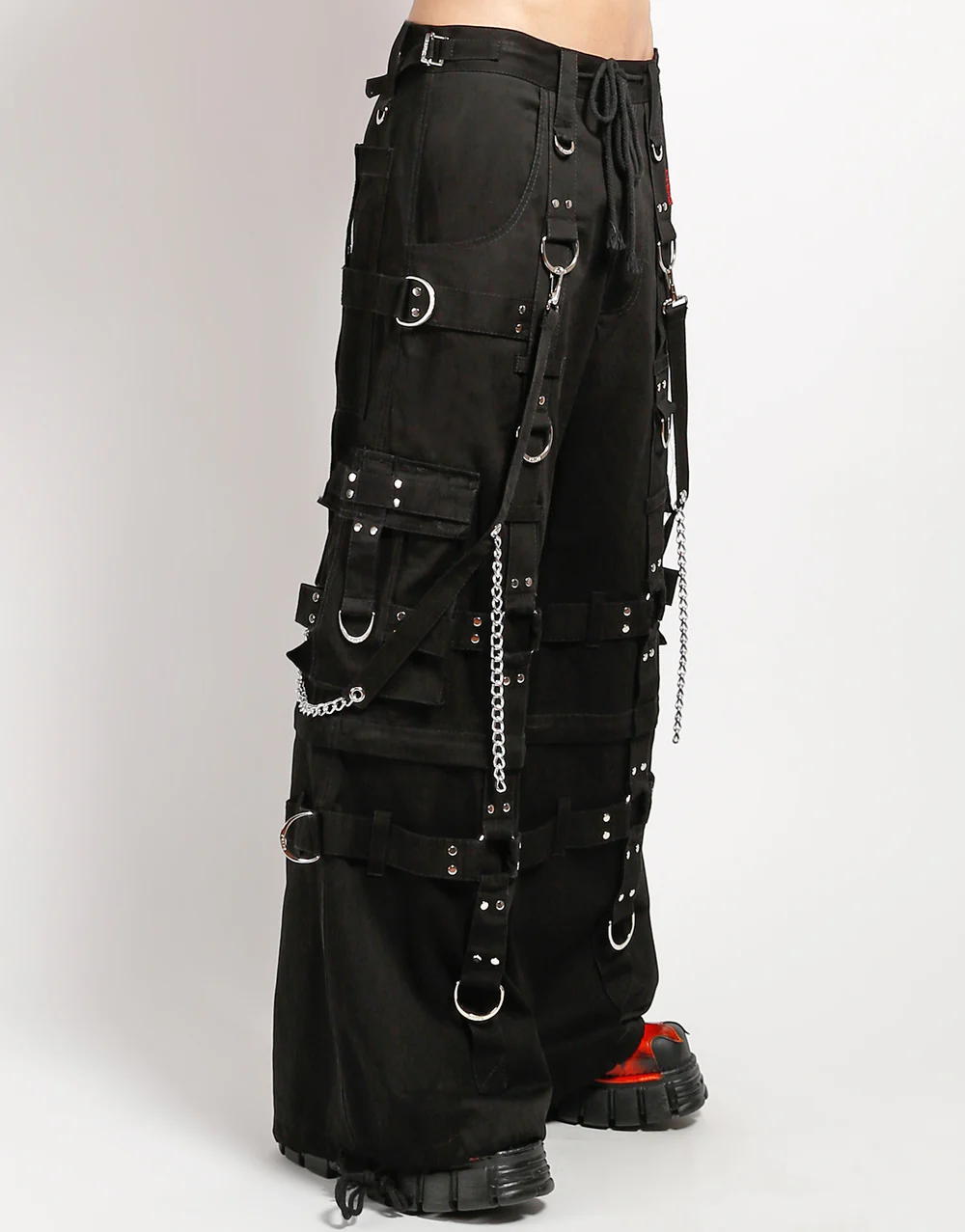 Men's Dark Street Harness Gothic Pants