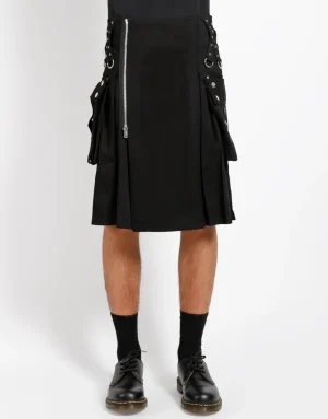 WOMEN SUPER KILT BLACK