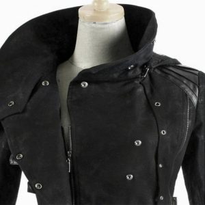 scorpion_mens_black_punisher_hooded_trench_coat_long_jacket_red_black_gothic_steampunk